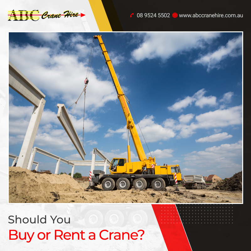 Should You Buy or Rent a Crane?